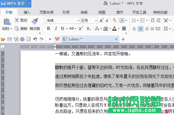 wps文字怎么设置段落格式