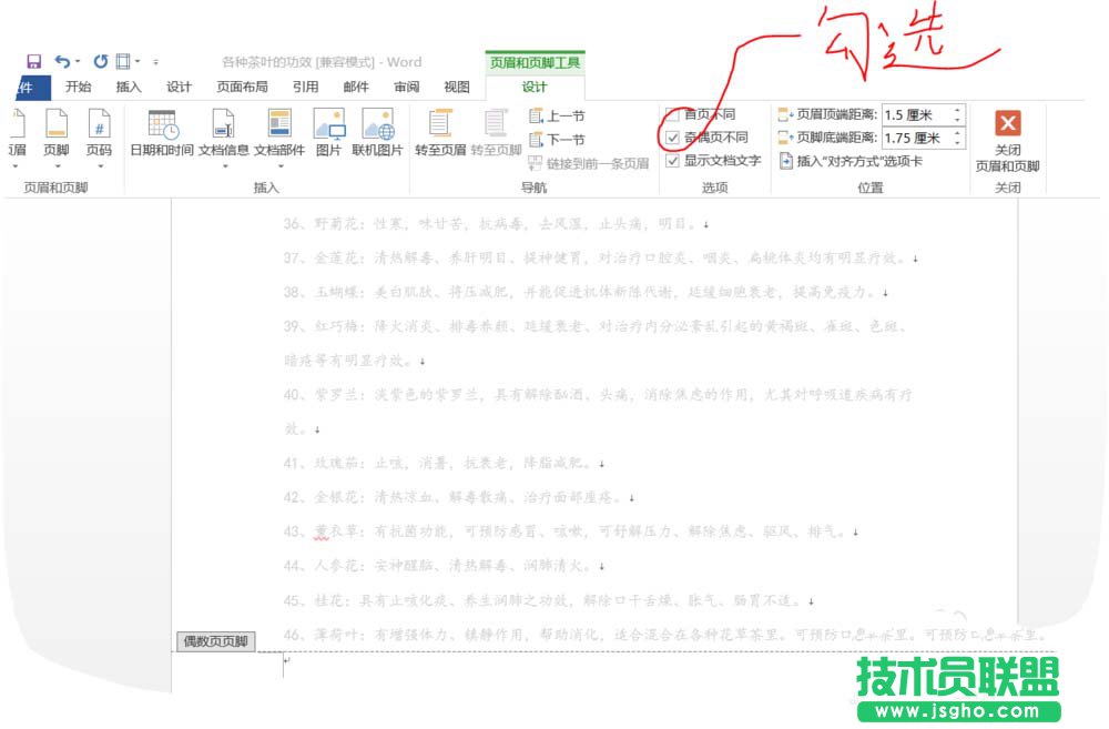 word2013页码如何设置为外侧样式