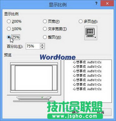 显示比例