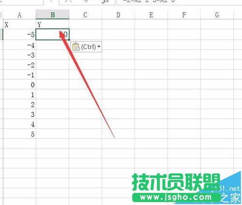 Excel2016要怎么绘制函数图像