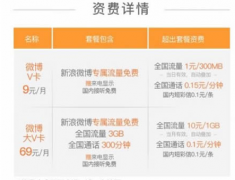 微博V卡一个月实际扣多少钱 微博V卡怎么收费的