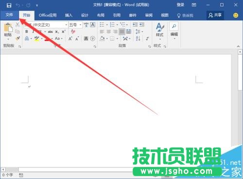 Word2016中怎么显示垂直标尺