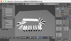 blender怎么设计多米诺骨牌游戏