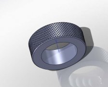 如何用solidworks绘制滚花零件