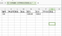 如何在wps表格里设置高级筛选