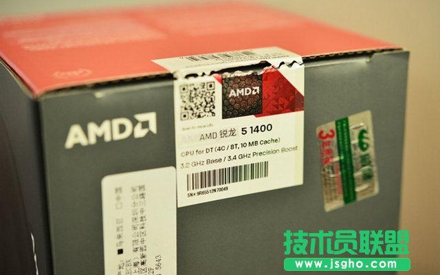 AMD Ryzen5 1400开箱体验 首批AMD锐龙5上手体验