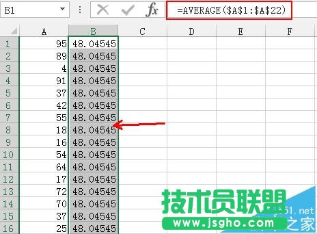 excel柱状图怎么平均值参考线折线图