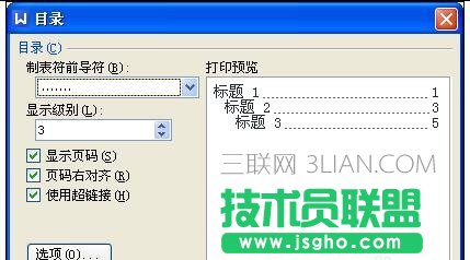word中怎么样生成目录