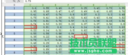 如何在wps表格中设置数字显示范围