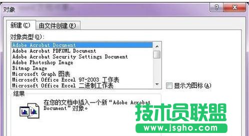 word学习之插入文档对象的步骤