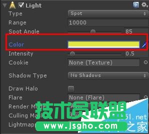 unity3d中有什么区别四种光源