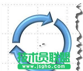 ppt怎样制作环形箭头