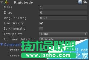 unity3d如何制作rigidbody刚体