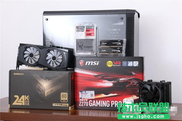 全侧透DIY装机实录 i7-7700K配RX580组装电脑教程