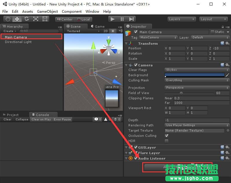 Unity3D 5.x如何添加背景音乐 三联