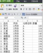 wps中如何制作数据透视表