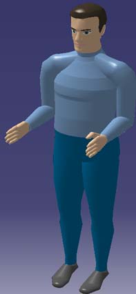 CATIA中如何建立人体模型