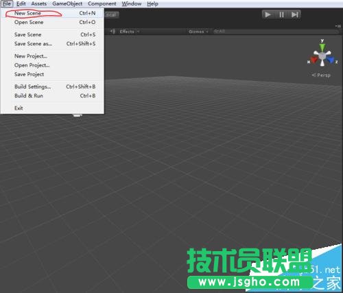 Unity3d如何创建工程与场景
