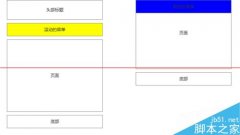 Axure怎么制作页面滚动时菜单固定在顶部的页面