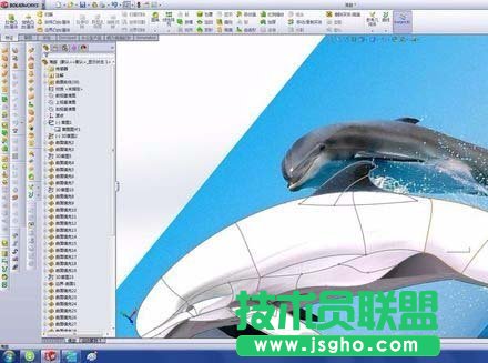 solidworks如何绘制漂亮的海豚