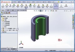 SolidWorks中如何实现剖切指定零件的效果