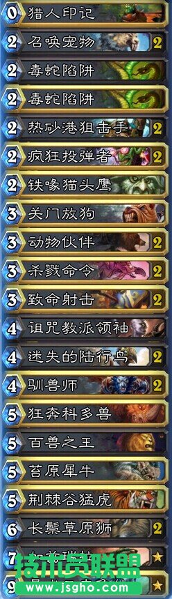 《炉石传说》囚徒中速兽王猎卡组分享