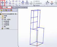 SolidWorks如何画一个钢管框架