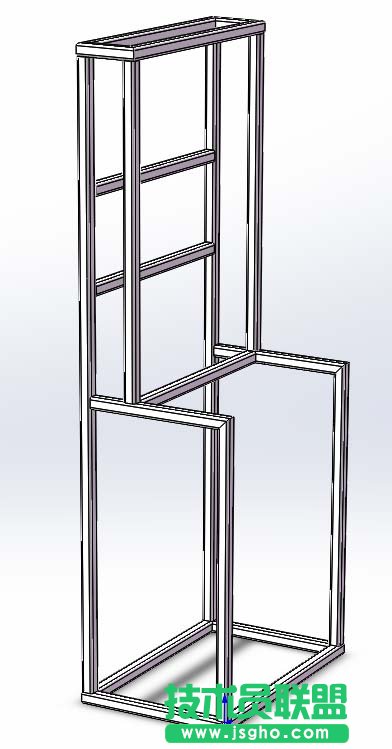 SolidWorks如何画一个钢管框架