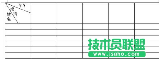 WPS怎么制作表格的表头斜线