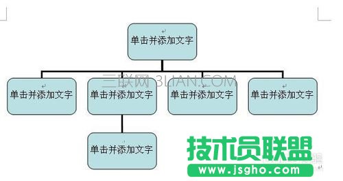 word如何制作组织结构图