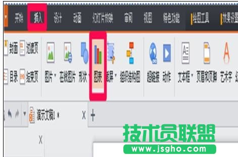怎么在ppt中插入图表?