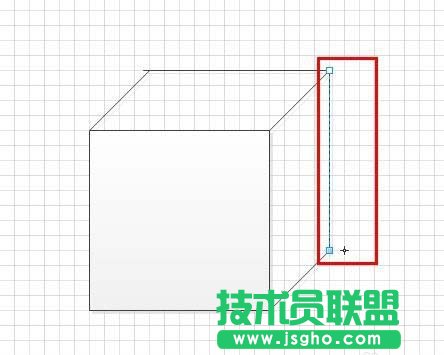 VISIO中如何绘制三维正方体图形