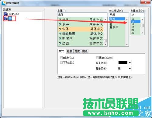 BarTender条码打印如何设置字体大小