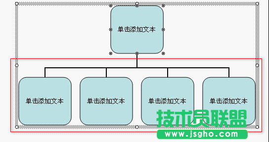 利用wps演示制作漂亮的组织结构图