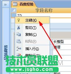 access报表如何自定义设置主键