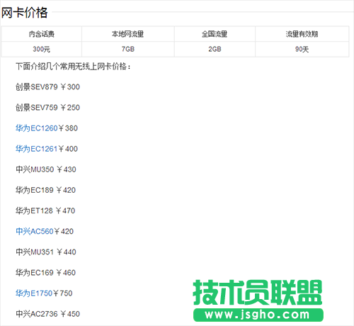 无线网卡价格