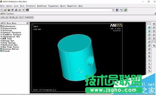 ansys有限元如何导入solidworks绘制好的模型