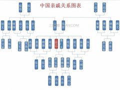 ppt如何绘制亲戚关系结构图表