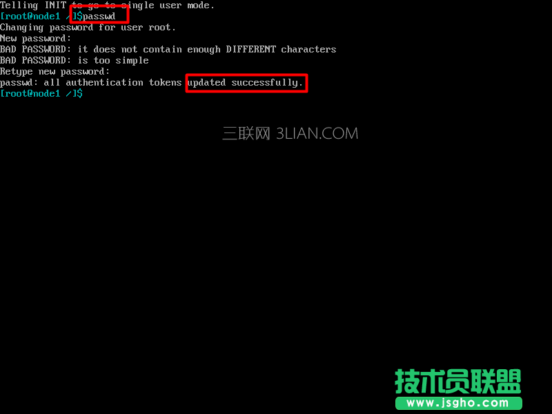 CentOS6.8单用户模式怎么修改密码