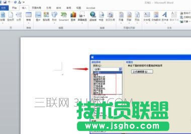 word2010怎么设置域