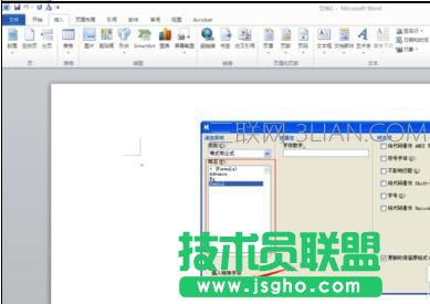 word2010怎么设置域