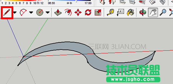 SketchUp如何绘制曲线坡道
