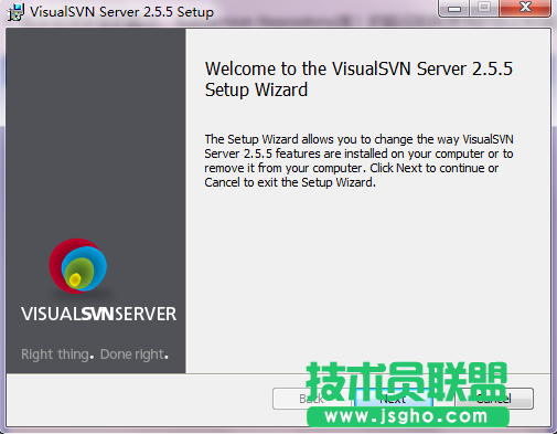 Windows下使用VisualSVN Server搭建SVN服务器