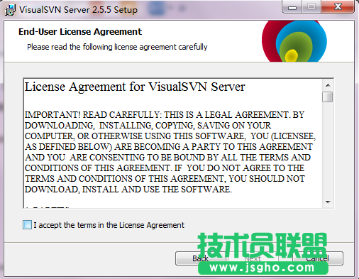 Windows下使用VisualSVN Server搭建SVN服务器