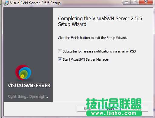 Windows下使用VisualSVN Server搭建SVN服务器