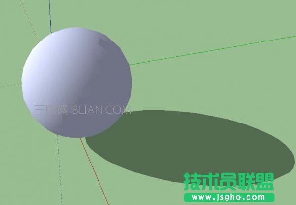 SketchUp草图大师怎么画球体 三联