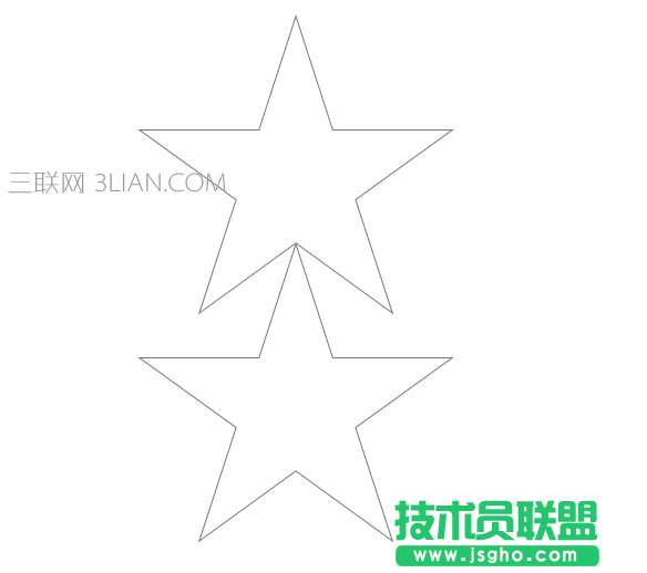 Axure RP 8绘制并组合红色的五角星方法