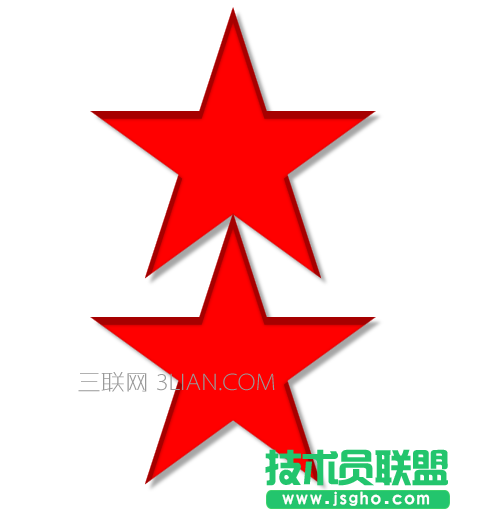 Axure RP 8绘制并组合红色的五角星方法