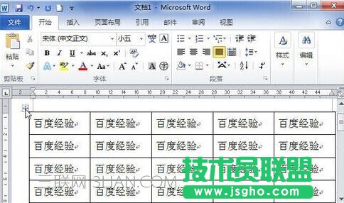 Word2010中怎样将文字转换成表格8
