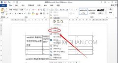 word表格怎么调整段落